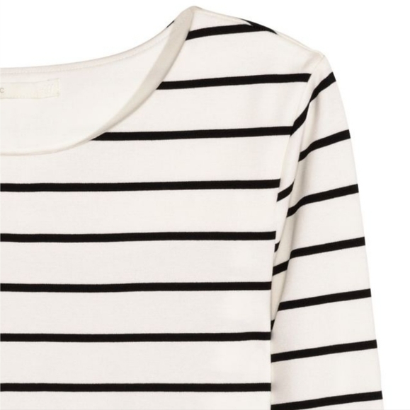 H&M STRIPED LONG SLEEVE DRESS - Picture 3 of 11